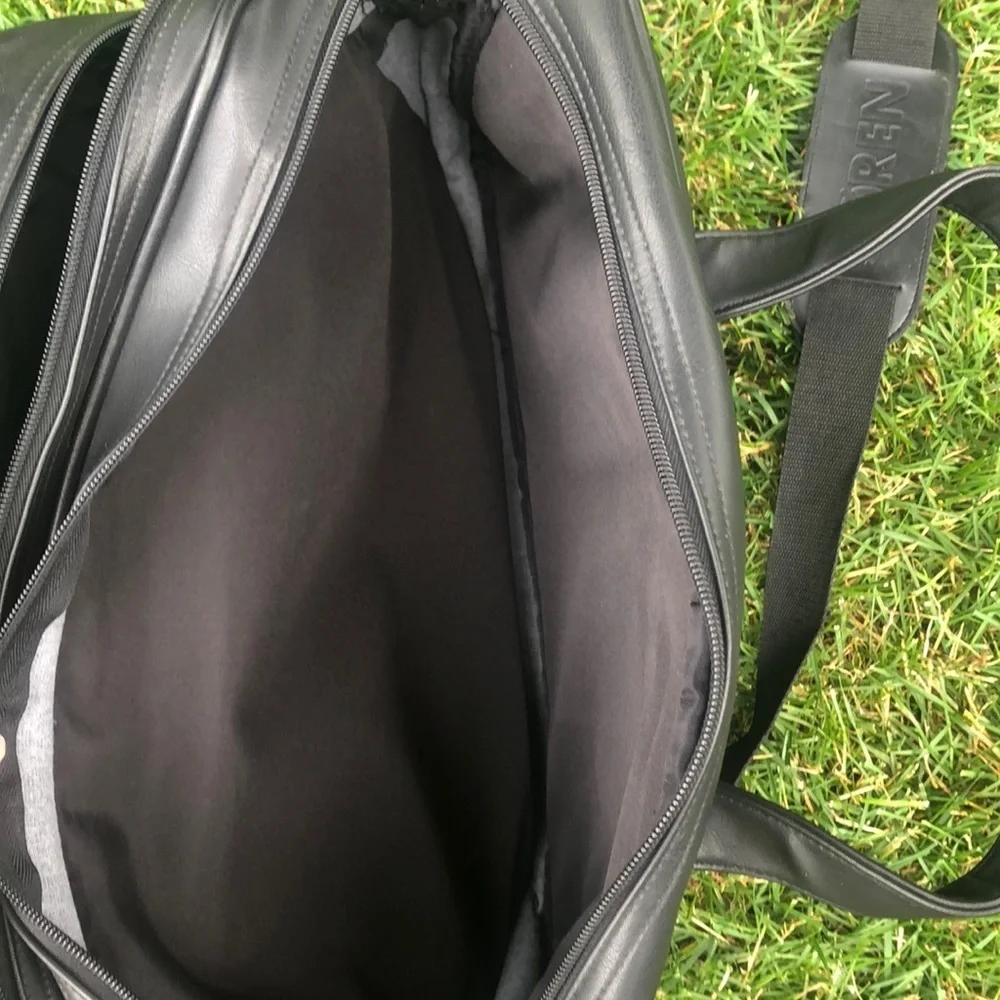 Soren leather laptop bag